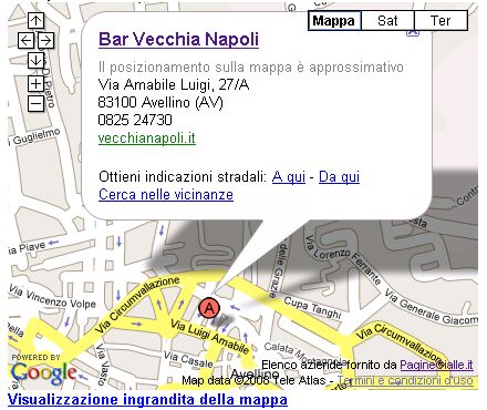 mappa vecchia napoli